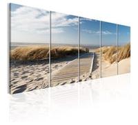 Tableau Imprimé "Holiday at Sea" 80 x 200 cm Multicolore G