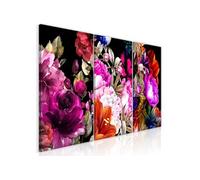 Tableau Imprimé "Holiday Bouquet 3 Panneaux" 60x120cm Multicolore G