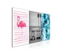 Tableau Imprimé "Holiday Collection" 30 x 60 cm Multicolore G