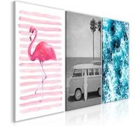 Tableau Imprimé "Holiday Collection" 30 x 60 cm Multicolore G