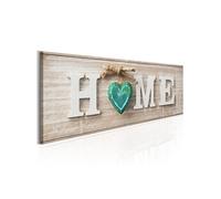 Tableau Imprimé "Home : Blue" 45 x 135 cm