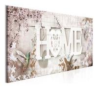 Tableau Imprimé "Home & Hummingbirds Beige Narrow" 45 x 135 cm Multicolore G