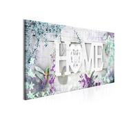 Tableau Imprimé "Home & Hummingbirds Green Narrow" 50 x 150 cm