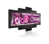 Tableau Imprimé "In Pink Waves" 100 x 200 cm