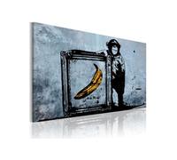Tableau Imprimé "Inspired - Banksy" 80 x 120 cm Multicolore G