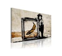 Tableau Imprimé "Inspired - Banksy -Sepia" 40 x 60 cm