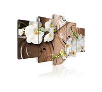 Tableau Imprimé "Ivory Orchids" 100 x 200 cm