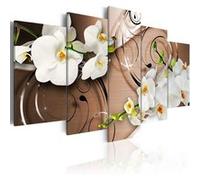 Tableau Imprimé "Ivory Orchids" 100 x 200 cm Multicolore G