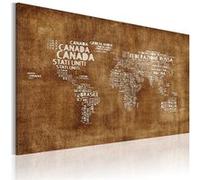 Tableau La carte perdue-Taille L 60 x H 40 cm Imprimé