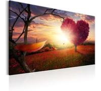 Tableau Imprimé "Land of Love" 60 x 90 cm Multicolore G