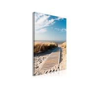 Tableau Imprimé "Lonely Beach" 60 x 90 cm Multicolore G