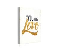 Tableau Imprimé "Ma Maison : Amour" 40 x 60 cm Imprimé G