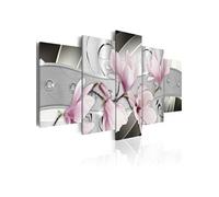 Tableau Magnolias en acier-Taille L 200 x H 100 cm