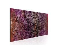 Tableau Imprimé "Mandala : Amethyst Energy" 40 x 120 cm