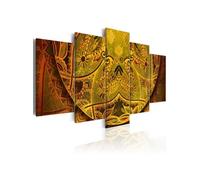 Tableau Imprimé "Mandala : Force D'or" 50 x 100 cm