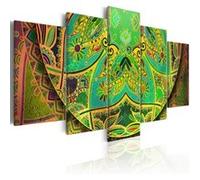 Tableau Imprimé "Mandala : Green Energy" 100 x 200 cm Multicolore G