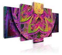 Tableau Imprimé "Mandala : Pink Power" 100 x 200 cm Imprimé G