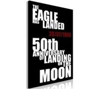 Tableau Imprimé "Moon Landing" 60 x 90 cm Multicolore G