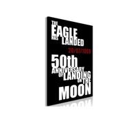 Tableau Imprimé "Moon Landing" 80 x 120 cm Multicolore G