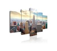 Tableau Non renseigné Tableau Morning in New York City-Taille L 100 x H 50 cm