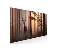 Tableau Imprimé "Morning Narrow Brown" 40 x 120 cm