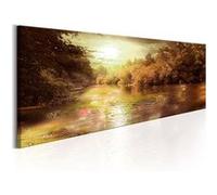 Tableau Mysterious Land-Taille L 135 x H 45 cm Imprimé