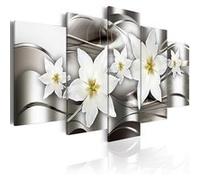 Tableau Imprimé "Mysterious Lilies" 100 x 200 cm