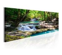 Tableau Imprimé "Nature : Forest Waterfall" 50 x 150 cm Imprimé G