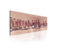 Tableau New York City of Light-Taille L 135 x H 45 cm Imprimé