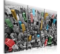 Tableau Imprimé "New York Impression en CMYK" 60 x 90 cm Multicolore G