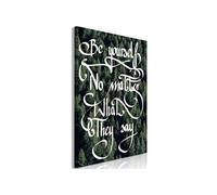 Tableau Imprimé "No Matter What They Say" 40 x 60 cm