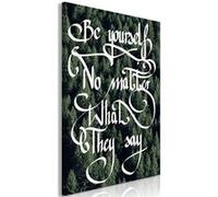 Tableau Imprimé "No Matter What They Say" 40 x 60 cm