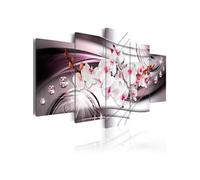 Tableau Orchidée délicate-Taille L 100 x H 50 cm Imprimé