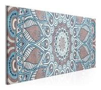 Tableau Imprimé "Oriental Circle Narrow" 40 x 120 cm Multicolore G