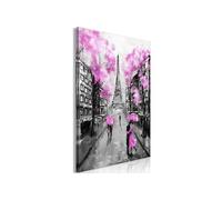 Tableau Imprimé "Paris Rendez Vous Pink" 40 x 60 cm