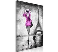 Tableau Imprimé "Parisian Woman Pink" 80 x 120 cm Imprimé G