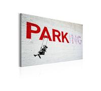 Tableau - Parking Girl Swing by Banksy - 120x80 Artgeist (7470)