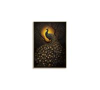 Tableau mural décoratif Mauro Ferretti Peacock Multicolore 70x4x100 cm