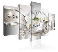 Tableau Pearl Dance of Orchids-Taille L 100 x H 50 cm Imprimé