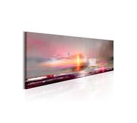 Tableau Imprimé "Pink Beach" 40 x 120 cm Multicolore G