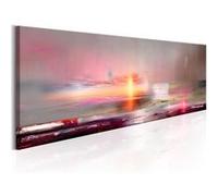 Tableau Imprimé "Pink Beach" 40 x 120 cm Multicolore G