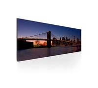 Tableau Imprimé "Pont de Brooklyn Panorama" 45 x 135 cm