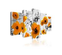 Tableau Imprimé "Poppies in the Royal Color" 50 x 100 cm Multicolore G