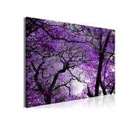 Tableau Imprimé "Purple Afternoon Wide" 60 x 90 cm Multicolore G