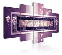 Tableau Imprimé "Purple Cascade" 100 x 200 cm Multicolore G