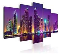 Tableau Imprimé "Purple Nights" 100 x 200 cm