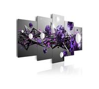 Tableau Imprimé "Purple Solar System" 100 x 200 cm