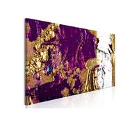 Tableau Imprimé "Purple Wave Narrow" 40 x 120 cm Multicolore G