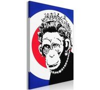 Tableau Imprimé "Queen of Monkeys" 80 x 120 cm