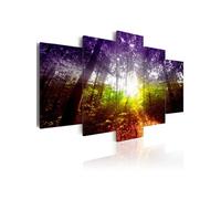 Tableau Imprimé "Rainbow Forest" 50 x 100 cm